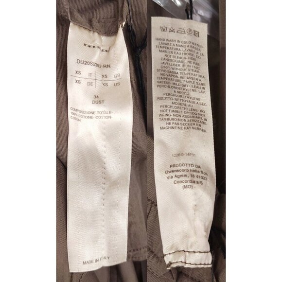 Rick Owens DRKSHDW Berlin Drawstring Pant Size XS Mens Dust $480 - Picture 9 of 12